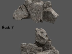 desert rocks Modelo 3D