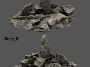 desert rocks 3D Model