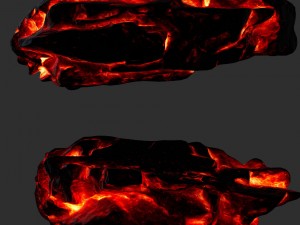 lava rocks 3D मॉडल