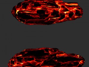 lava rocks 3D मॉडल
