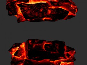 lava rocks 3D मॉडल