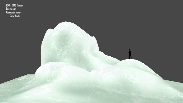ice Model 3D .c4d .max .obj .3ds .fbx .stl .blend 