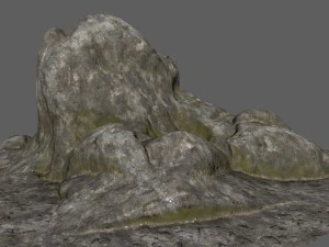 skały Model 3D