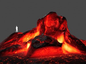 lava rocks 3D Model