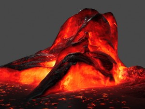 lava rocks Model 3D