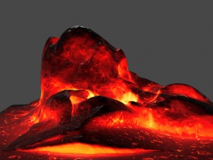 lava rocks Model 3D