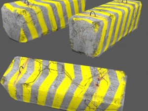 barrier 3D 模型