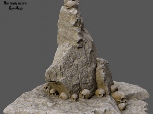 skull mountain 3D Model