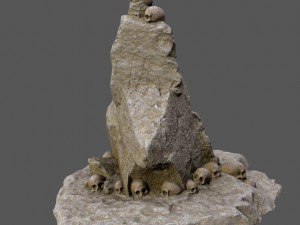 skull mountain 3D Model