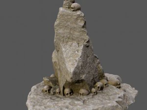 skull mountain 3D Model