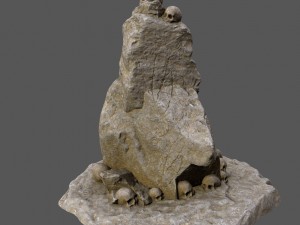 skull mountain 3D Model