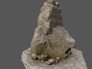 skull mountain 3D Model