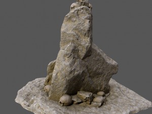 skull mountain 3D Model