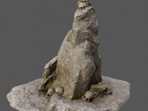 skull mountain 3D Model