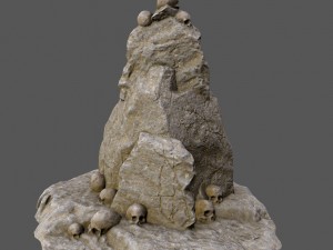 skull mountain 3D Model