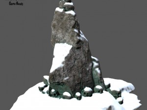 snow skull 3D Model