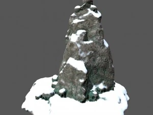 snow skull 3D Model