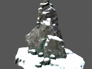 snow skull 3D Model