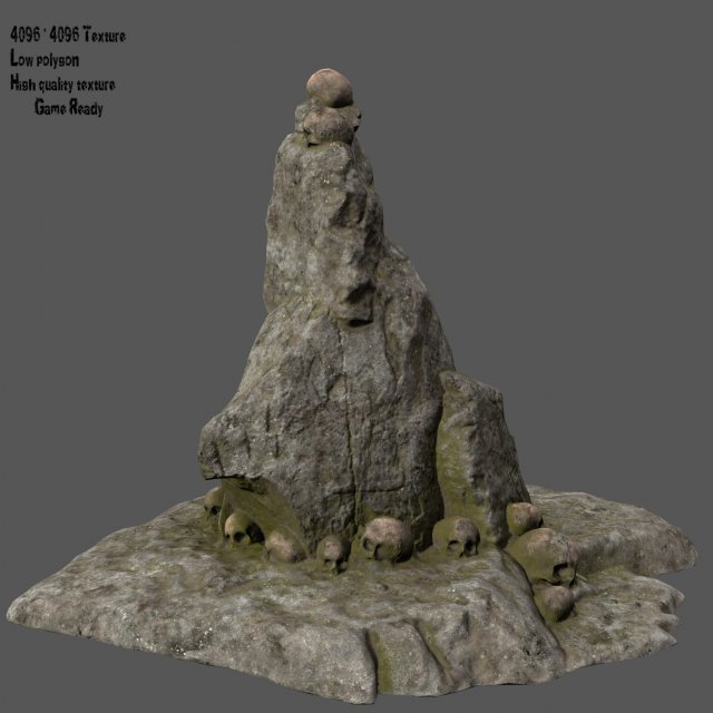 skull Modello 3D .c4d .max .obj .3ds .fbx .stl .blend 