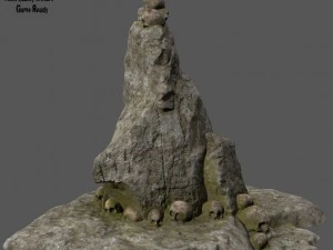 Sch&auml;del 3D Modell