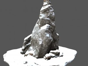snow skull 3D Model