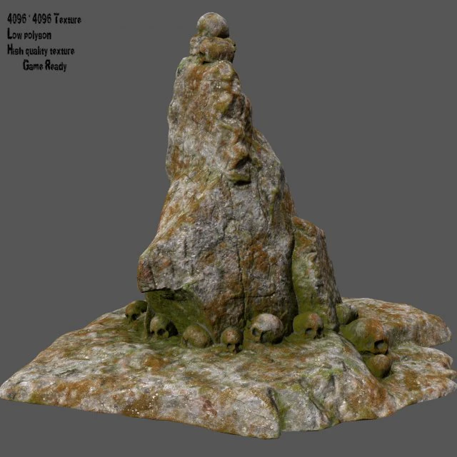 skull 3D Model .c4d .max .obj .3ds .fbx .stl .blend 