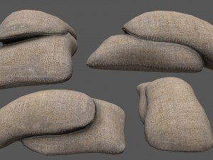 sandbag 3D 模型