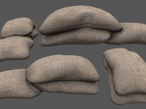 sandbag 3D 模型
