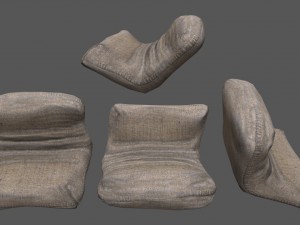 sandbag 3D 模型
