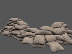 sandbag 3D 模型