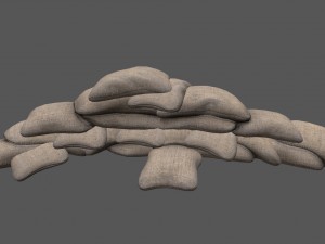 sandbag 3D 模型