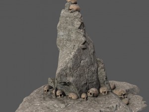 skull rock 3D मॉडल