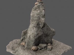 skull rock 3D-Modell