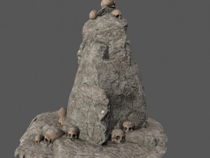 skull rock 3D-Modell