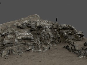 cliff rocks Modelo 3D