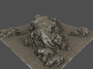 cliff rocks 3D Model