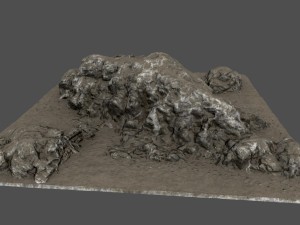 cliff rocks 3D Model