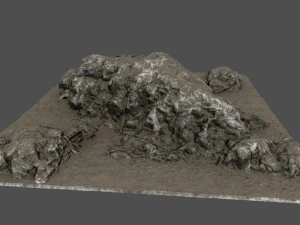 cliff rocks 3D Model