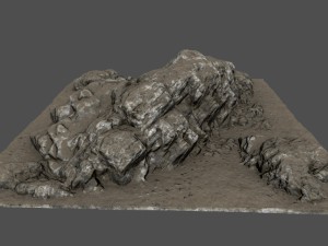 cliff rocks 3D Model