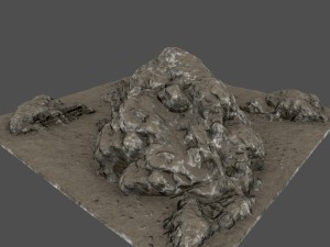 cliff rocks 3D Model