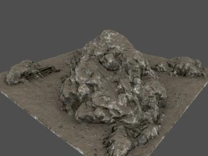 cliff rocks 3D Model