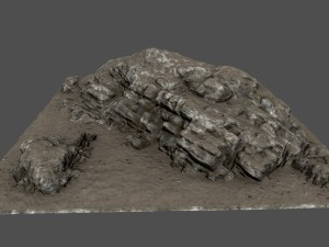cliff rocks 3D Model