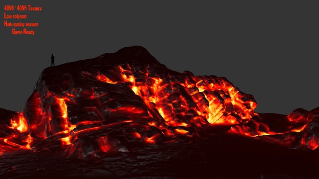 lava rocks Modelo 3D .c4d .max .obj .3ds .fbx .stl .blend 