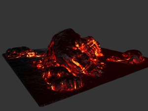 lava rocks Modelo 3D