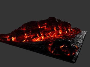 lava rocks Modelo 3D