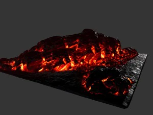 lava rocks 3D Model