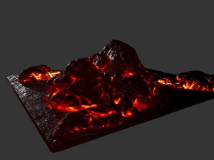 lava rocks Modelo 3D