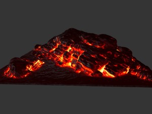 lava rocks Modelo 3D