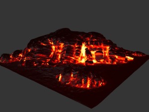 lava rocks Modelo 3D