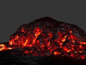 lava rocks Modelo 3D